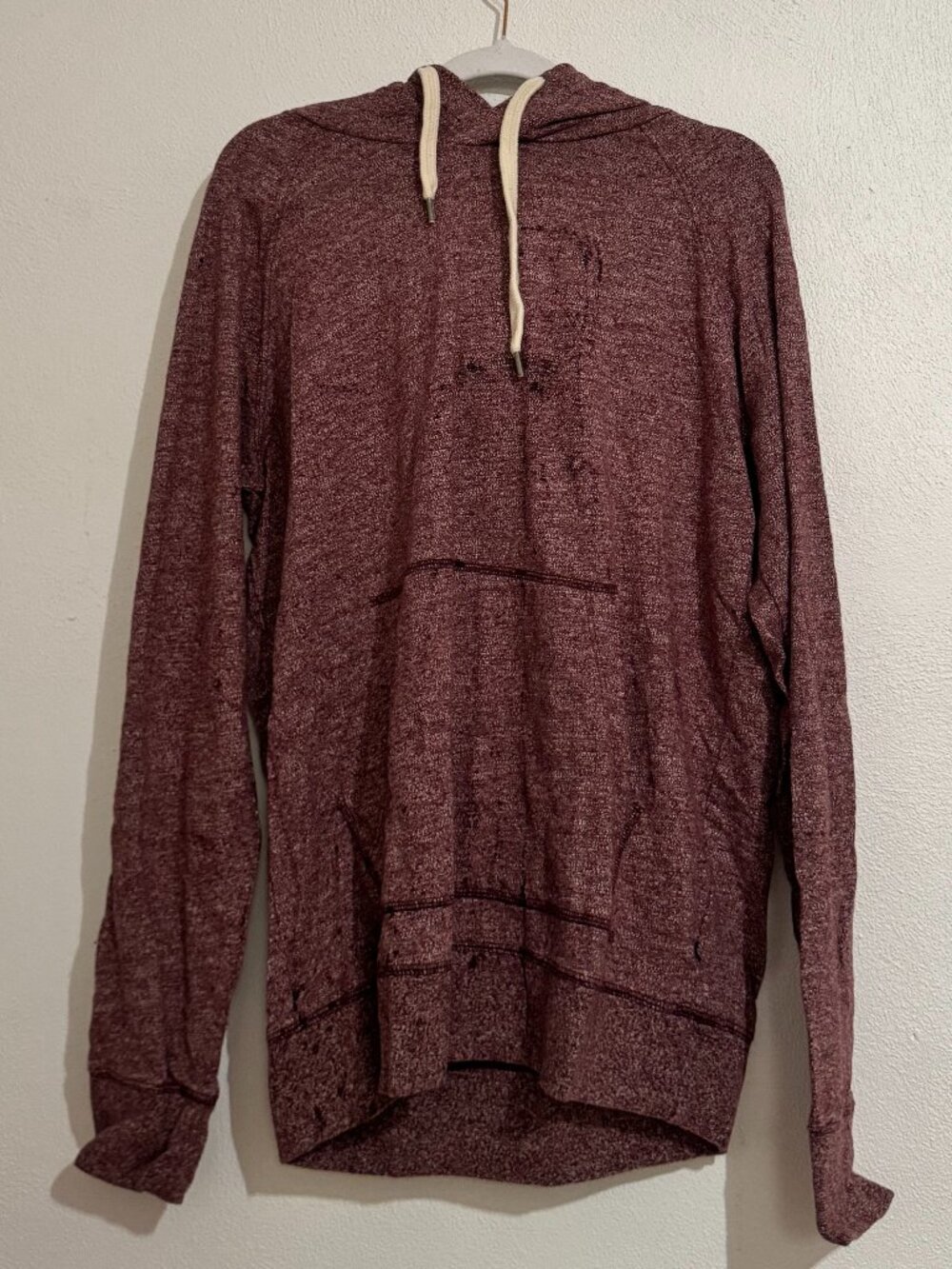 American Eagle Heather Red Hoodie – Size S